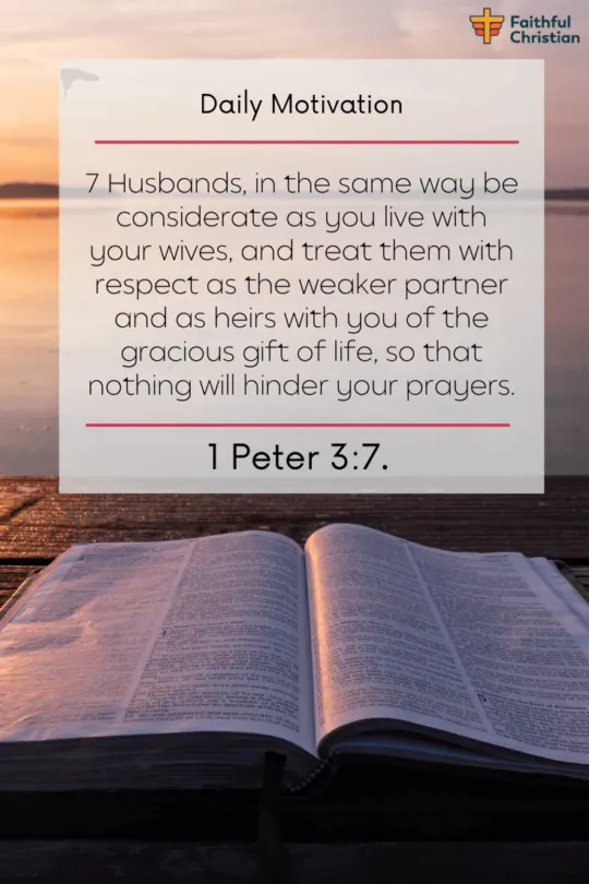 Bible Verses about Man As Head Of Family and Household [NIV] (16)