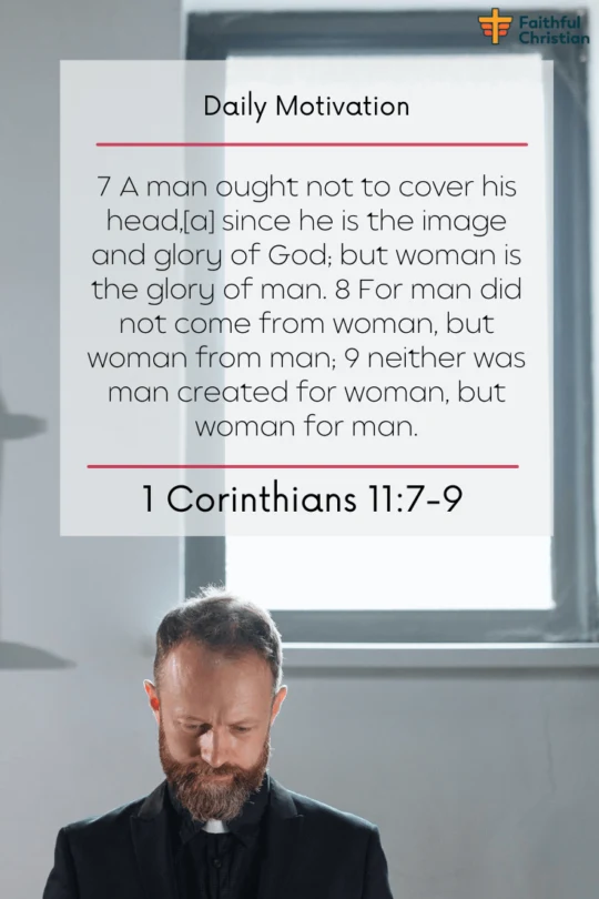 Bible Verses about Man As Head Of Family and Household [NIV] (16)