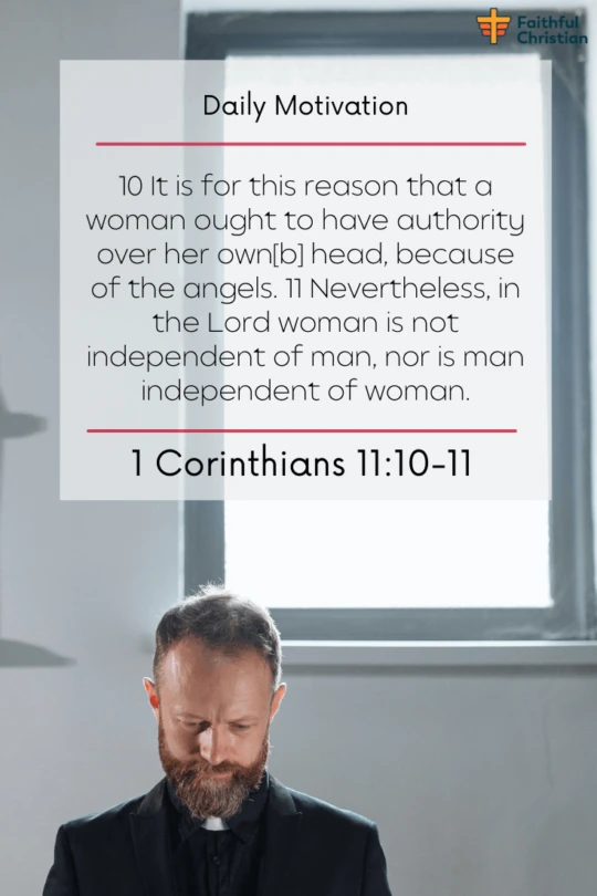 Bible Verses about Man As Head Of Family and Household [NIV] (16)