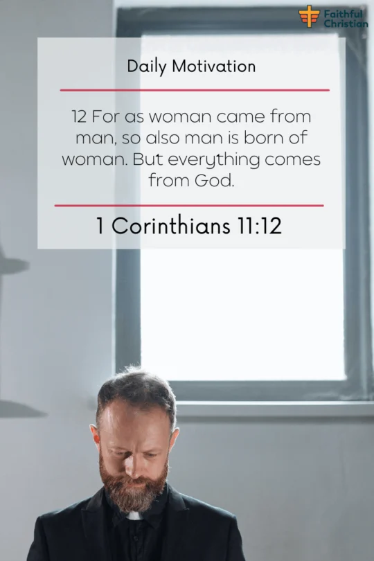 Bible Verses about Man As Head Of Family and Household [NIV] (16)