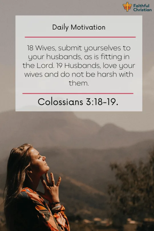 Bible Verses about Man As Head Of Family and Household [NIV] (16)