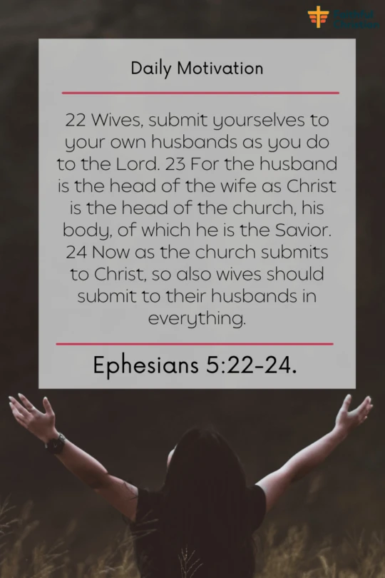 Bible Verses about Man As Head Of Family and Household [NIV] (16)