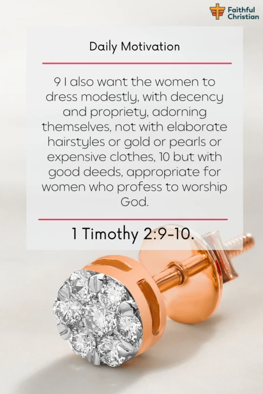 Bible Verses about Man Wearing Earrings [Piercing Ear] [NIV] (18)