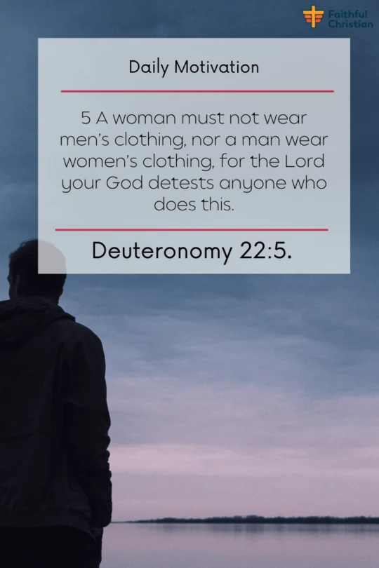 Bible Verses about Man Wearing Earrings [Piercing Ear] [NIV] (18)