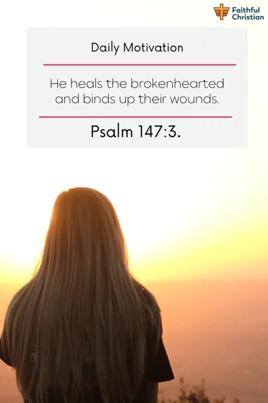 Bible verse About pain in love [Heartbreak Scriptures] NIV (17)