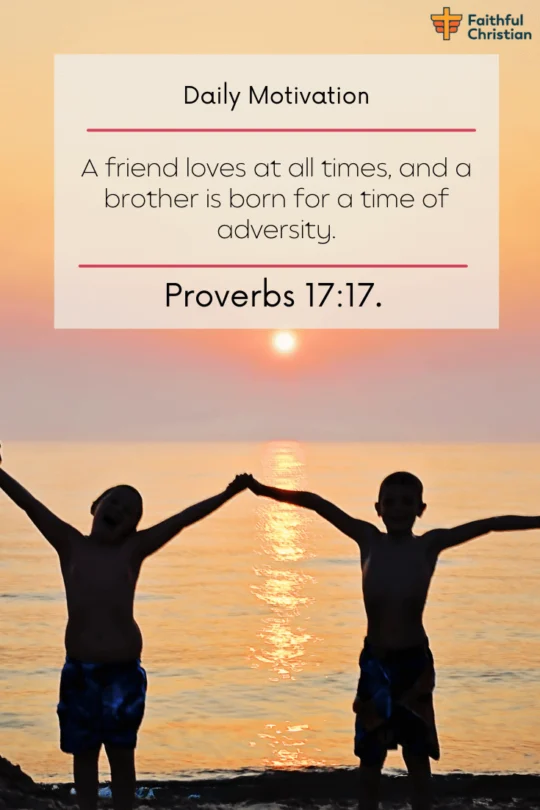 Bible verses about making new friends [NIV SCRIPTURES] (17)