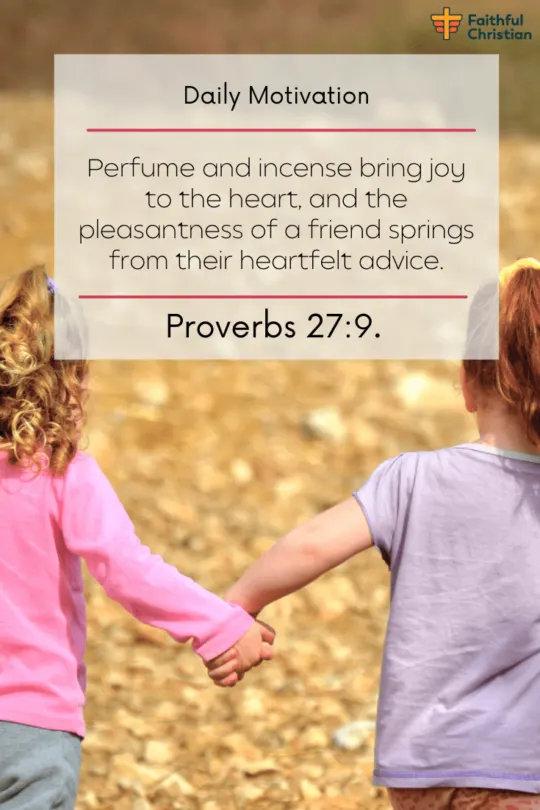 Bible verses about making new friends [NIV SCRIPTURES] (17)