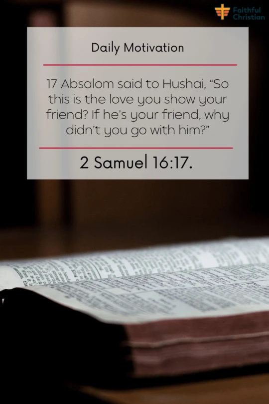 Bible verses about making new friends [NIV SCRIPTURES] (17)