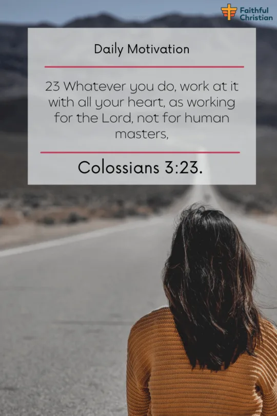 Bible verses about working hard and not giving up [NIV] (16)