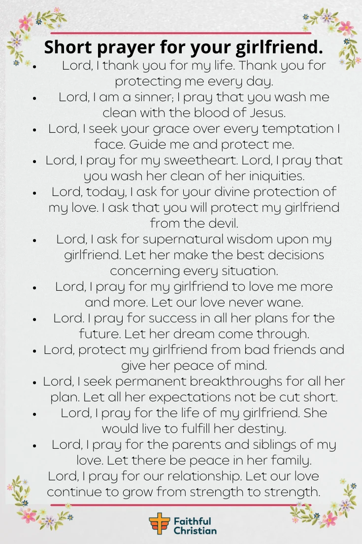 Prayer for your girlfriend [Wisdom, Protection, Success] (4)